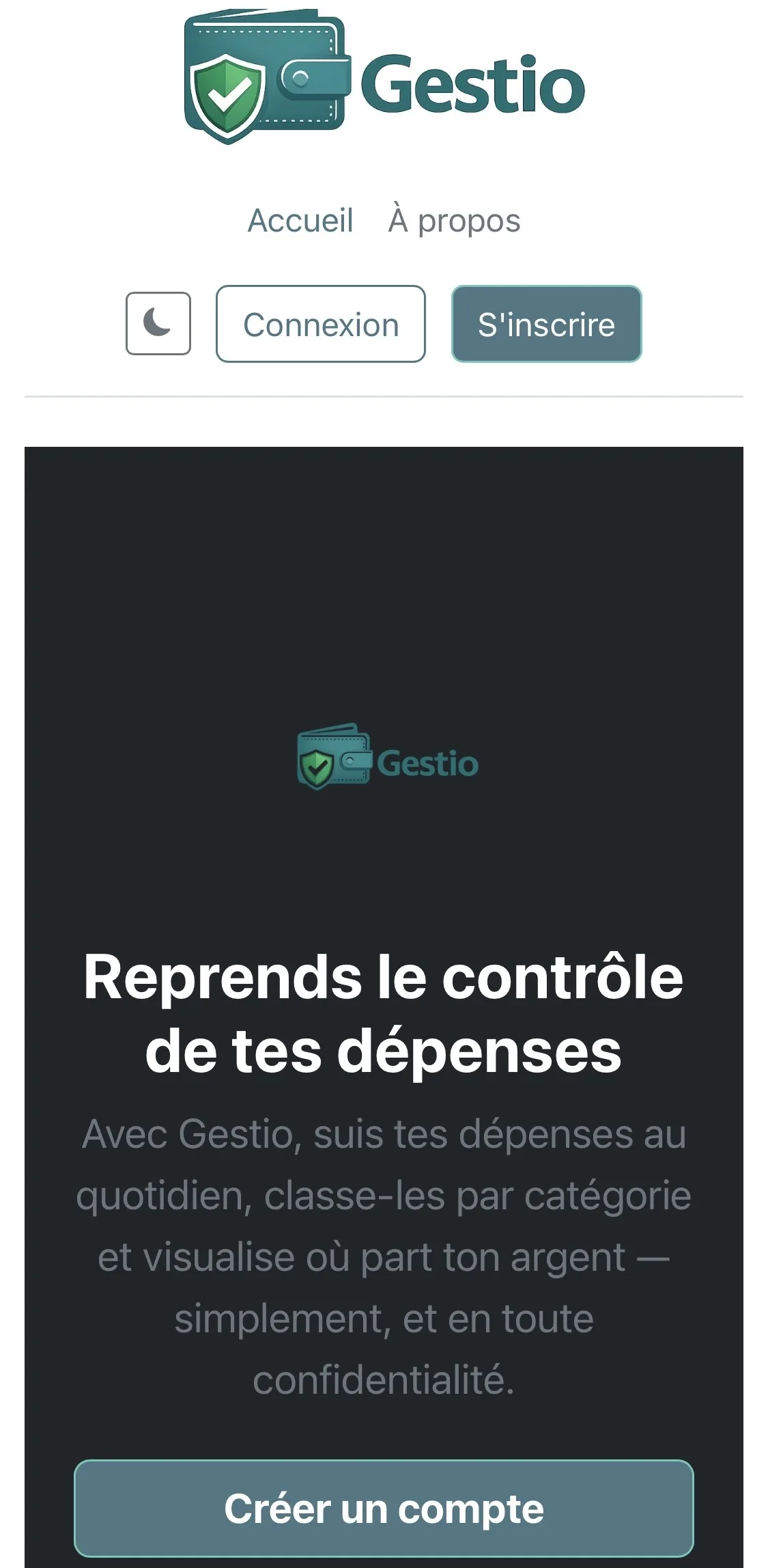 Gestio — Gestionnaire de dépenses