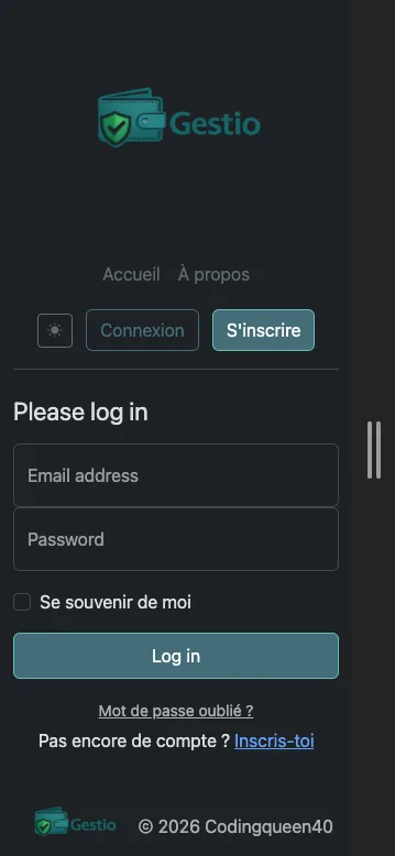 Gestio — Gestionnaire de dépenses